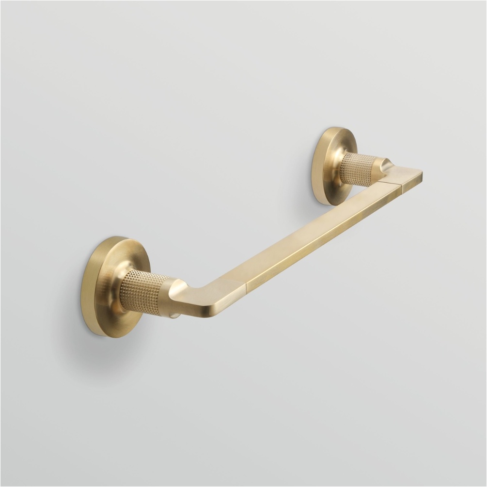 Origins Living Baxter Brushed Brass Towel Rail